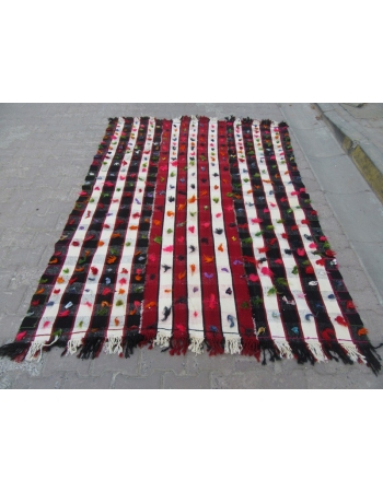 Decorative vintage filikli rug