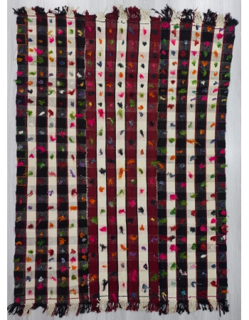 Decorative vintage filikli rug