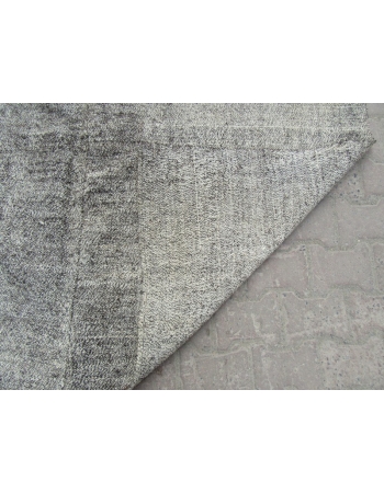Vintage Gray Turkish kilim rug