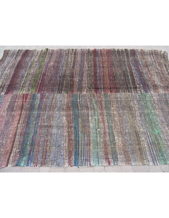 Vintage Turkish Afyon Kilim Rug