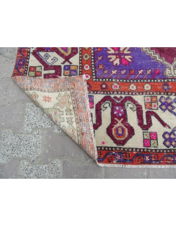 Vintage Turkish Oushak Rug