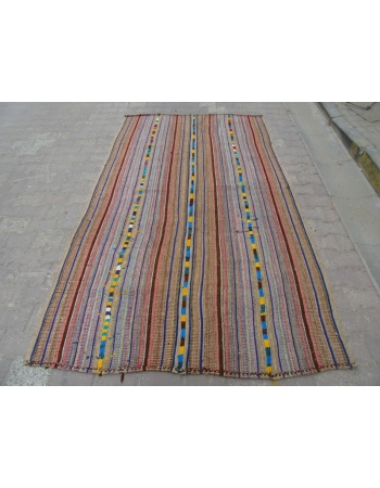 Vintage Turkish Marash Kilim Rug