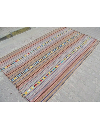 Vintage Turkish Marash Kilim Rug