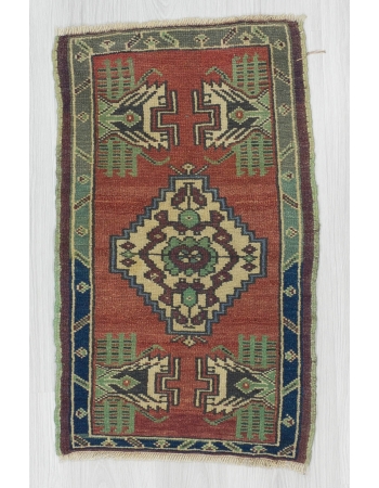 Vintage Turkish Konya Rug