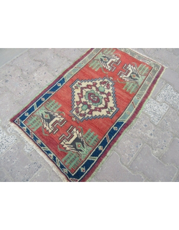 Vintage Turkish Konya Rug