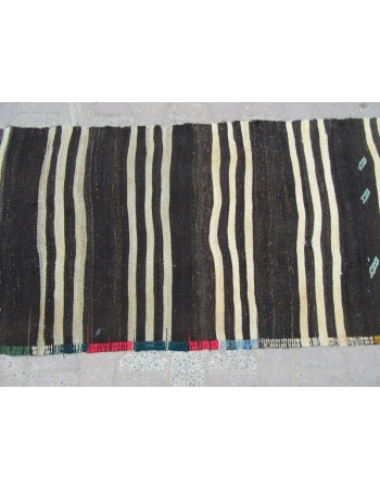 Vintage Turkish Afyon Kilim Rug