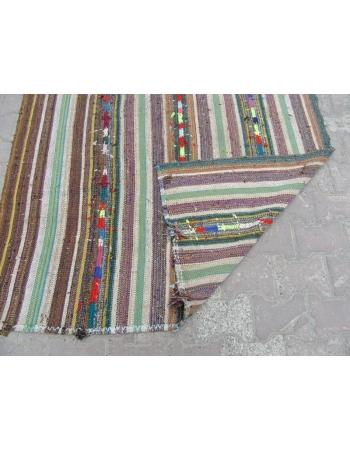 Vintage Turkish Adana Kilim Rug