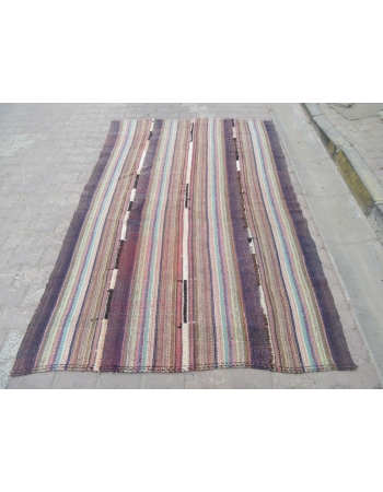 Vintage Turkish Marash Kilim Rug