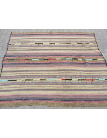 Vintage Turkish Marash Kilim Rug