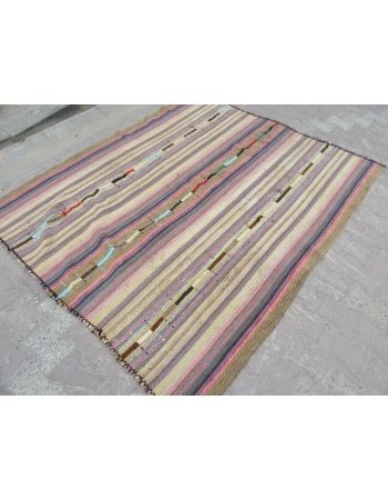 Vintage Turkish Marash Kilim Rug