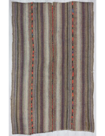 Vintage Wool Turkish Marash Kilim Rug