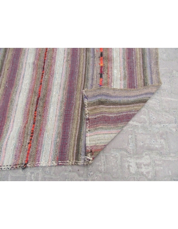 Vintage Wool Turkish Marash Kilim Rug