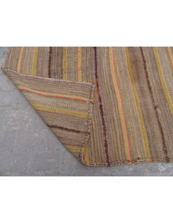 Vintage Wool Turkish Marash Kilim Rug