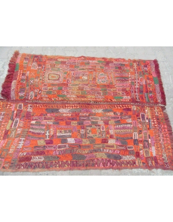 Vintage Wool North Iraq Kilim Rug