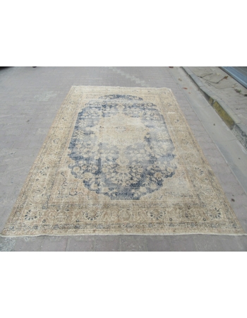 Vintage Distressed, Vintage Modern Oushak Rug