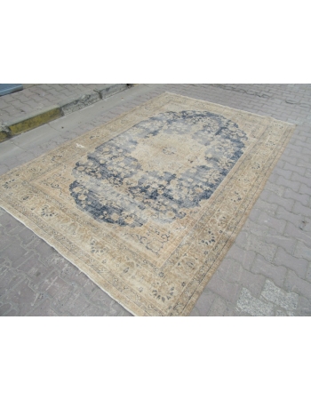 Vintage Distressed, Vintage Modern Oushak Rug