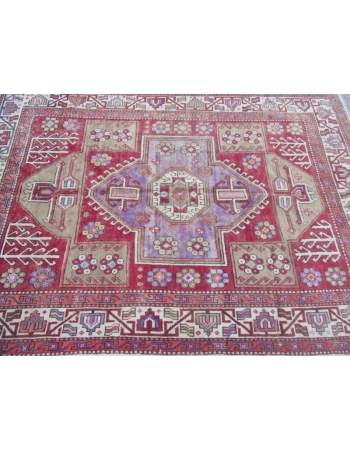 Vintage Traditional Wool Oushak Rug