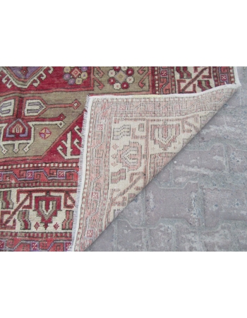 Vintage Traditional Wool Oushak Rug