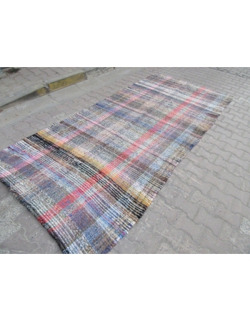 Vintage Turkish Adana Kilim Rug