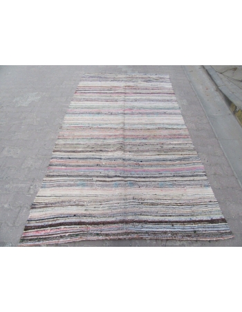 Vintage Turkish Adana Kilim Rug