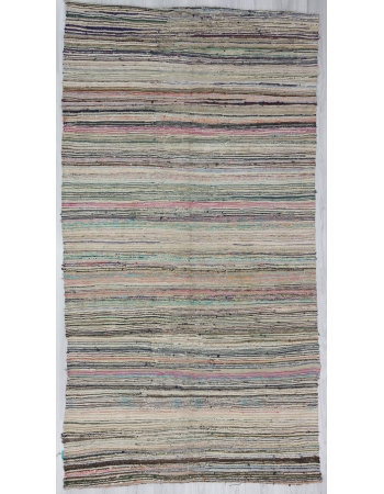 Vintage Turkish Adana Kilim Rug