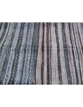 Vintage Vintage Modern, Striped Turkish Adana Kilim Rug