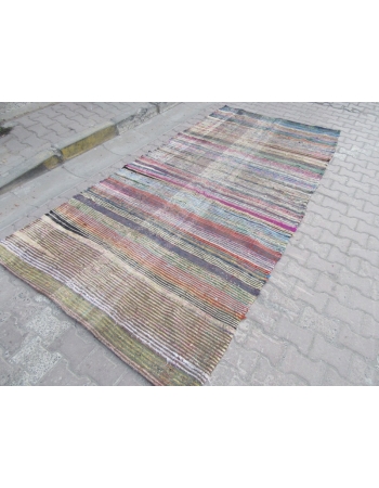 Vintage Turkish Adana Kilim Rug