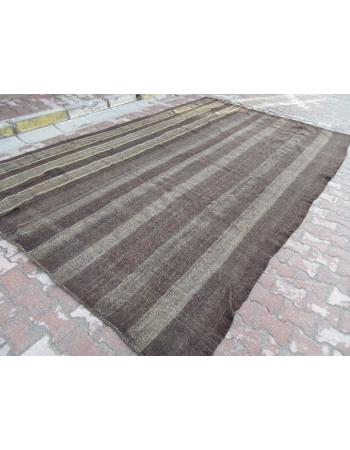 Vintage Turkish Afyon Kilim Rug