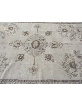 Vintage Wool Turkish Kars Rug