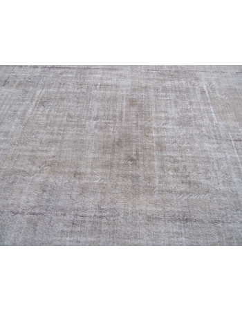 Vintage Gray Oushak Rug