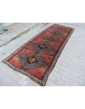 Vintage Traditional Wool Turkish Kars Rug