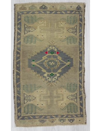 Unique Mini Washed Out Turkish Carpet