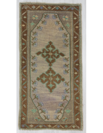 Decorative Washed Out Mini Turkish Carpet