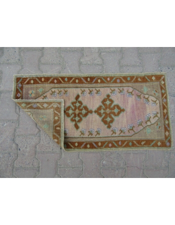 Decorative Washed Out Mini Turkish Carpet