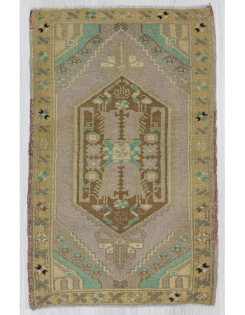 Decorative Washed Out Mini Turkish Carpet