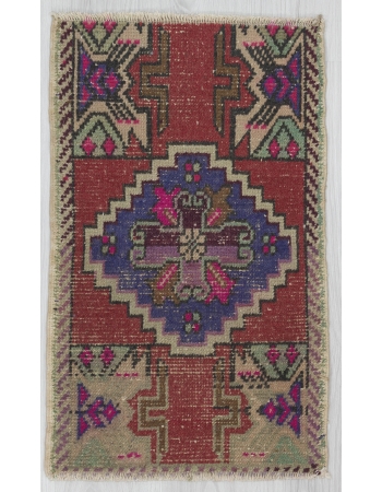 Worn Out Mini Turkish Carpet