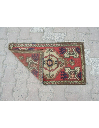 Vintage Decorative Mini Turkish Rug