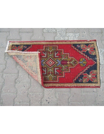 Mini Red / Black Decorative Turkish Carpet