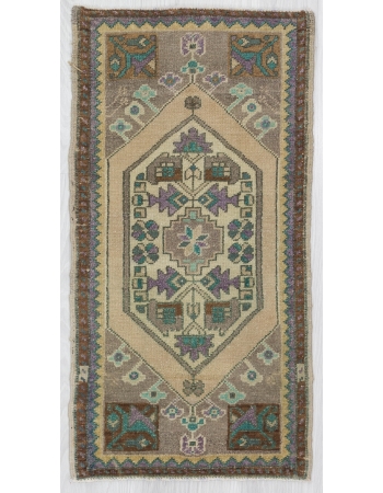 Vintage Decorative Mini Turkish Carpet