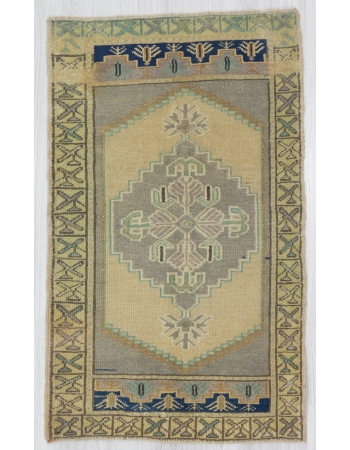 Vintage Mini Pastel Turkish Rug