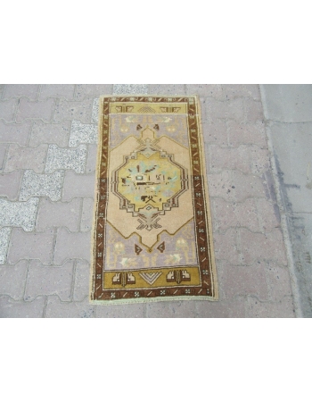 Vintage Decorative Mini Turkish Carpet