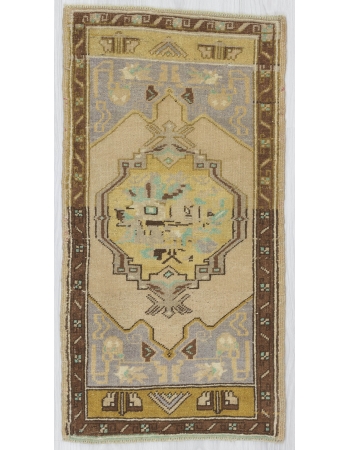 Vintage Decorative Mini Turkish Carpet