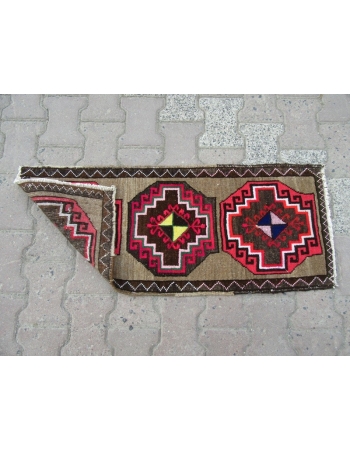 Decorative Vintage Turkish Mini Rug