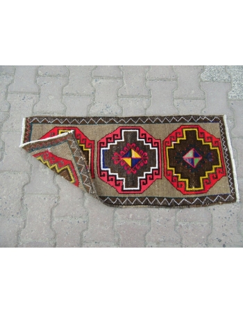 Vintage Mİni Turkish Kars Rug