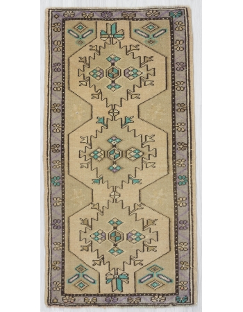 Pastel Mini Decorative Oushak Carpet