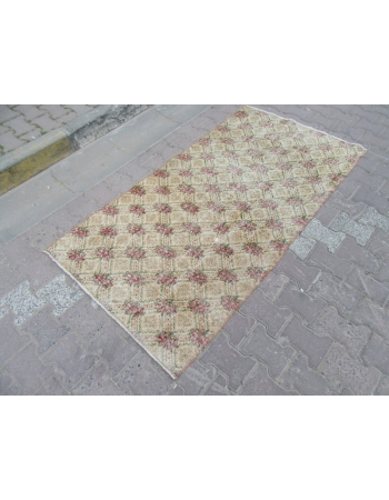 Vintage Decorative Turkish Rug