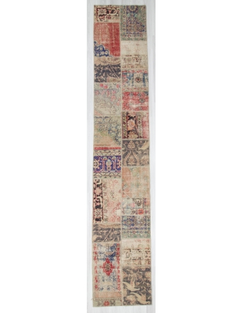 Vintage Decorative Patchwork Runner Rug