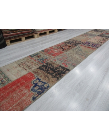 Vintage Decorative Patchwork Runner Rug