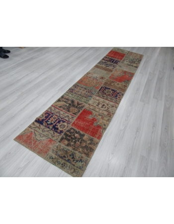 Vintage Turkish Patchwork Runner