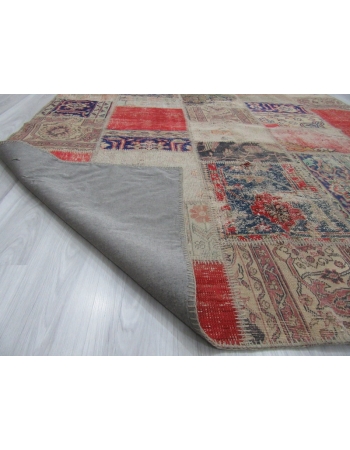 Vintage Large Decorative Patchwork Rug